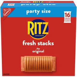 RITZ Fresh Stacks Original Crackers, Party Size, Travel Snacks, 23.7 oz (16 Multi Snack Packs)