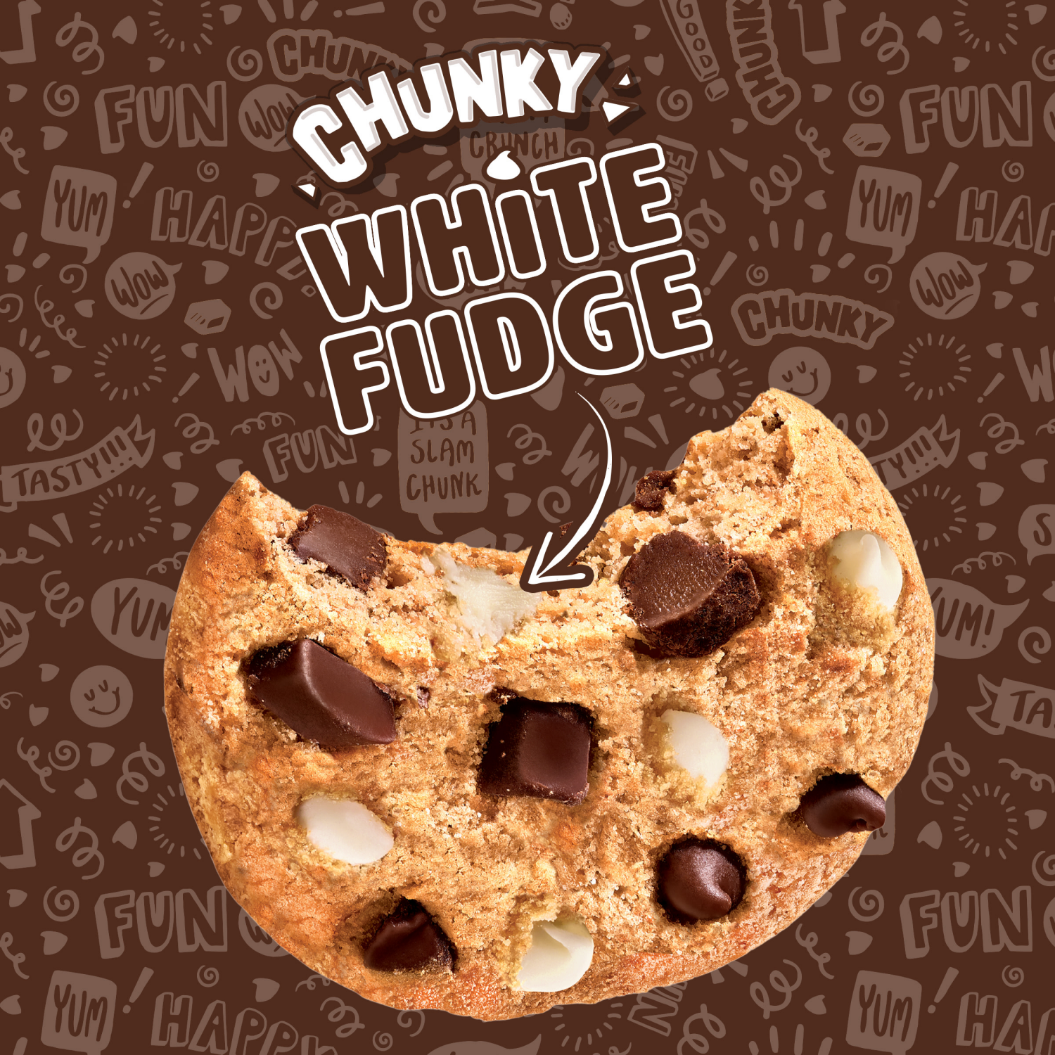 slide 6 of 8, CHIPS AHOY! Crunchy White Fudge Chocolate Chunky Fudgy Chocolate Chip Cookies, Family Size, 18 oz, 18 oz