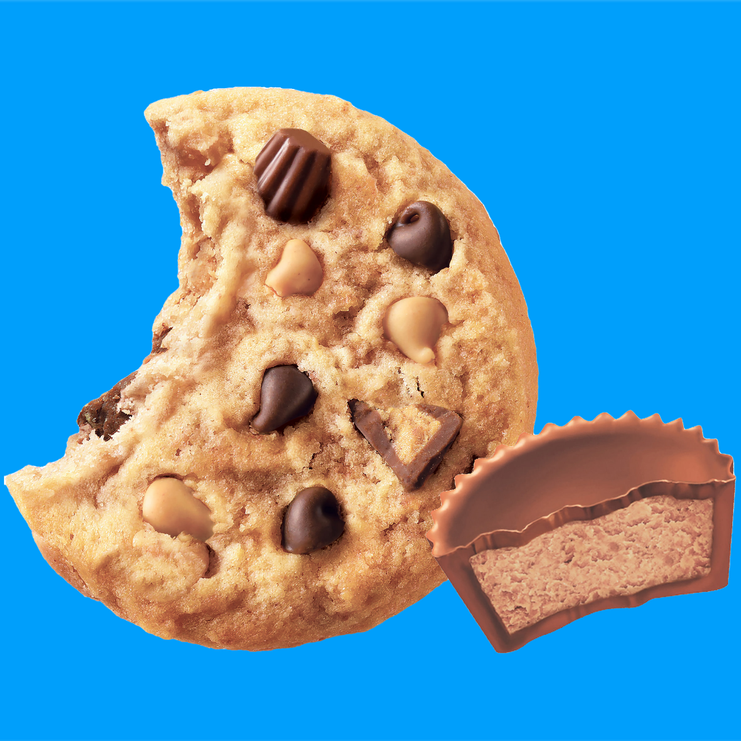 slide 4 of 5, CHIPS AHOY! Reese’s Peanut Butter Cup Chocolate Chip Cookies, Family Size, 14.25 oz, 14.25 oz