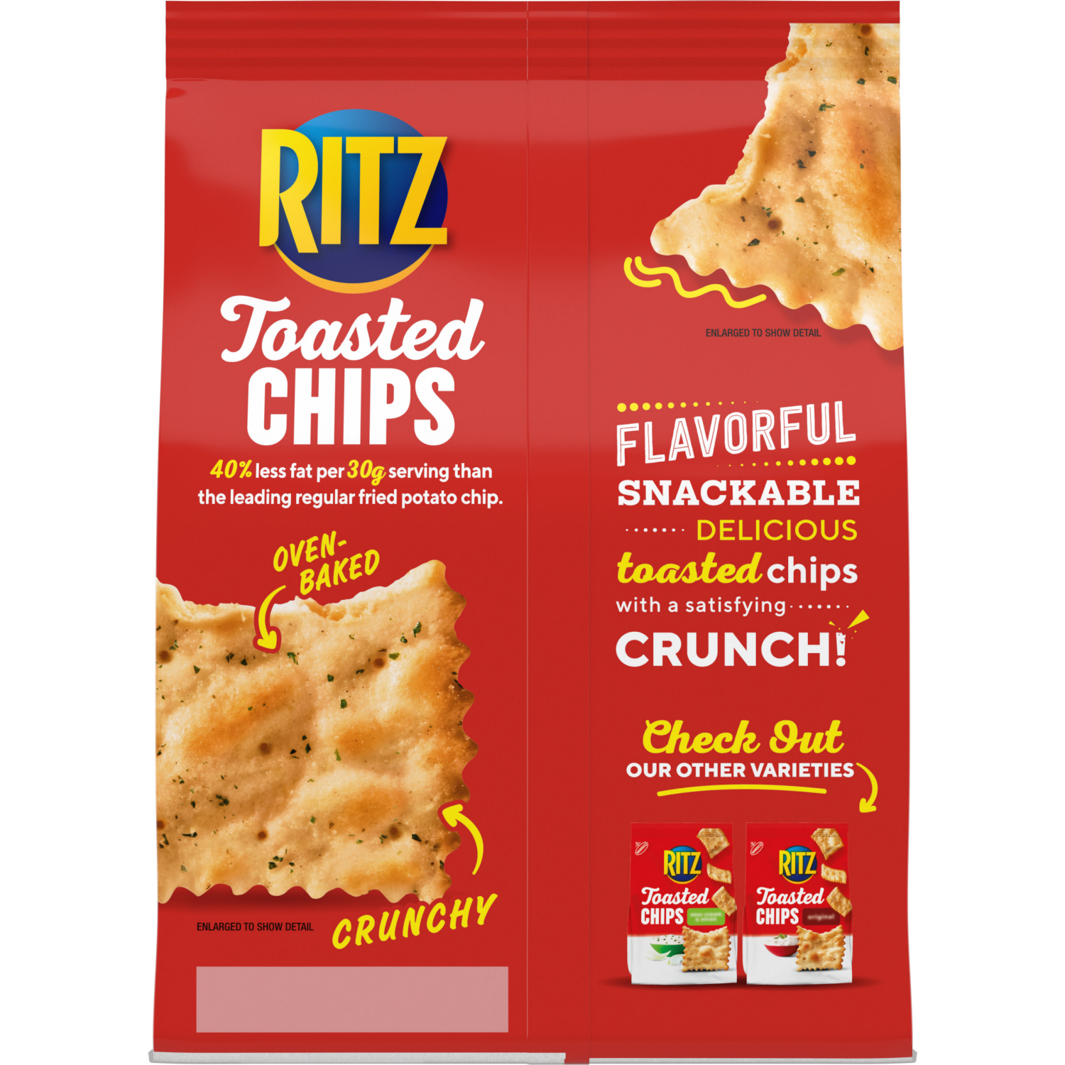 slide 5 of 5, RITZ Toasted Chips Ranch Crackers, 8.1 oz, 8.1 oz