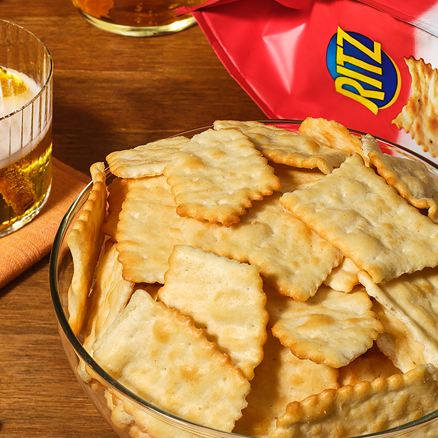 slide 7 of 8, Ritz Toasted Chips Original Crackers, Party Snacks, Family Size, 11.4 oz, 11.4 oz