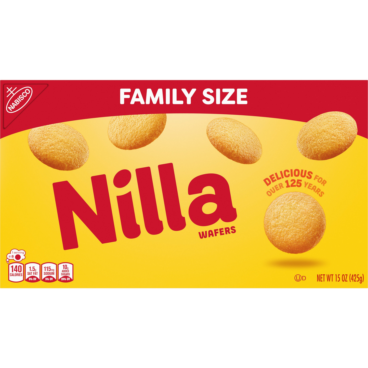slide 8 of 8, NILLA Wafers Cookies, Vanilla Wafers, Family Size, 15 oz, 15 oz