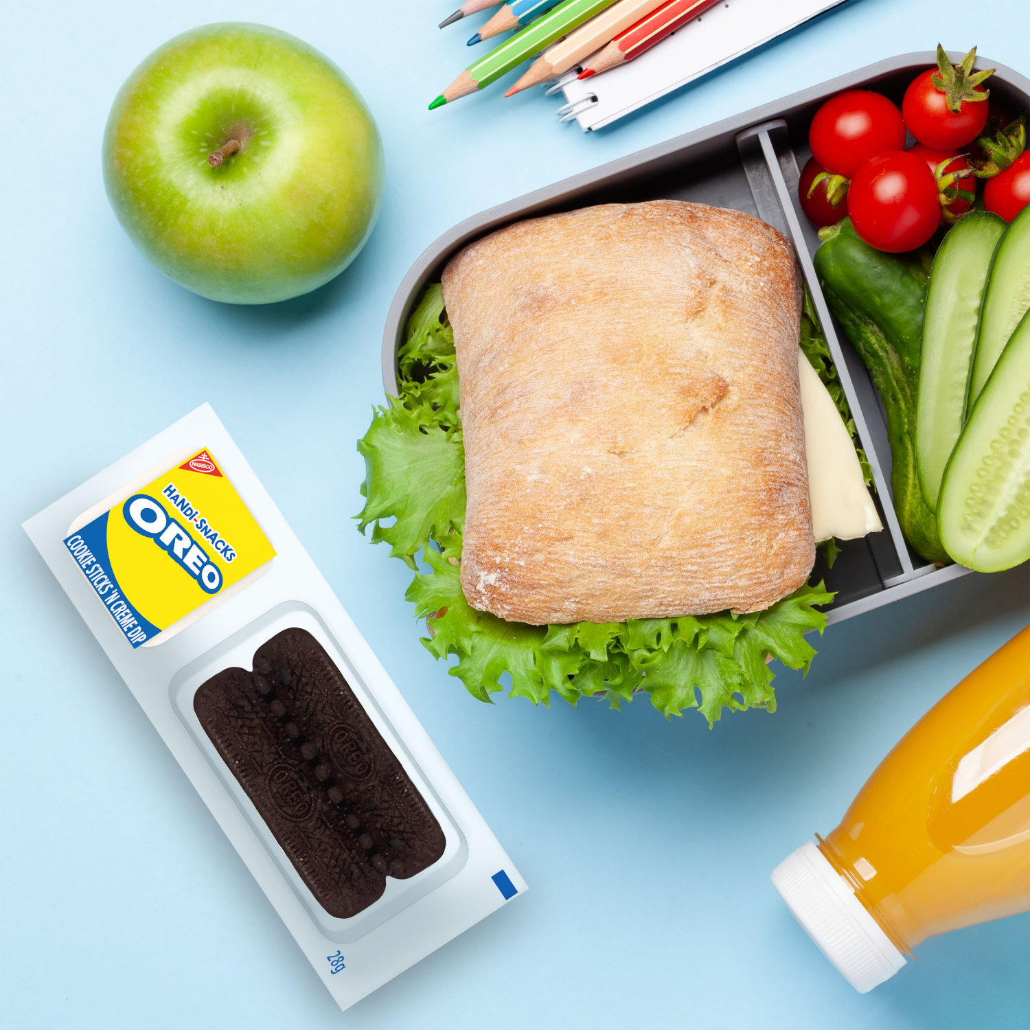 slide 2 of 8, Oreo Handi-Snacks OREO Cookie Sticks 'N Creme Dip Snack Packs, 10 Snack Packs, 10 ct