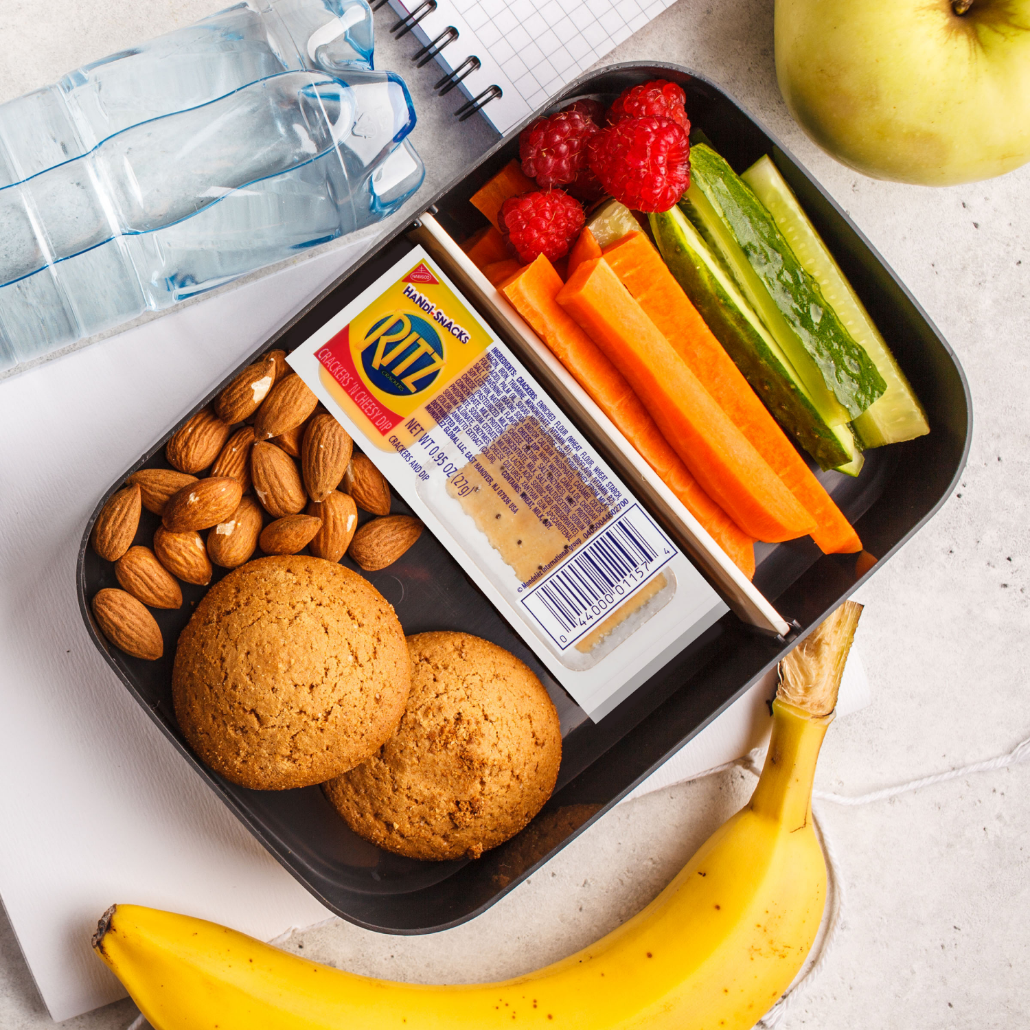 slide 8 of 8, Ritz Handi-Snacks RITZ Crackers 'N Cheesy Dip Snack Packs, 10 Snack Packs, 10 ct