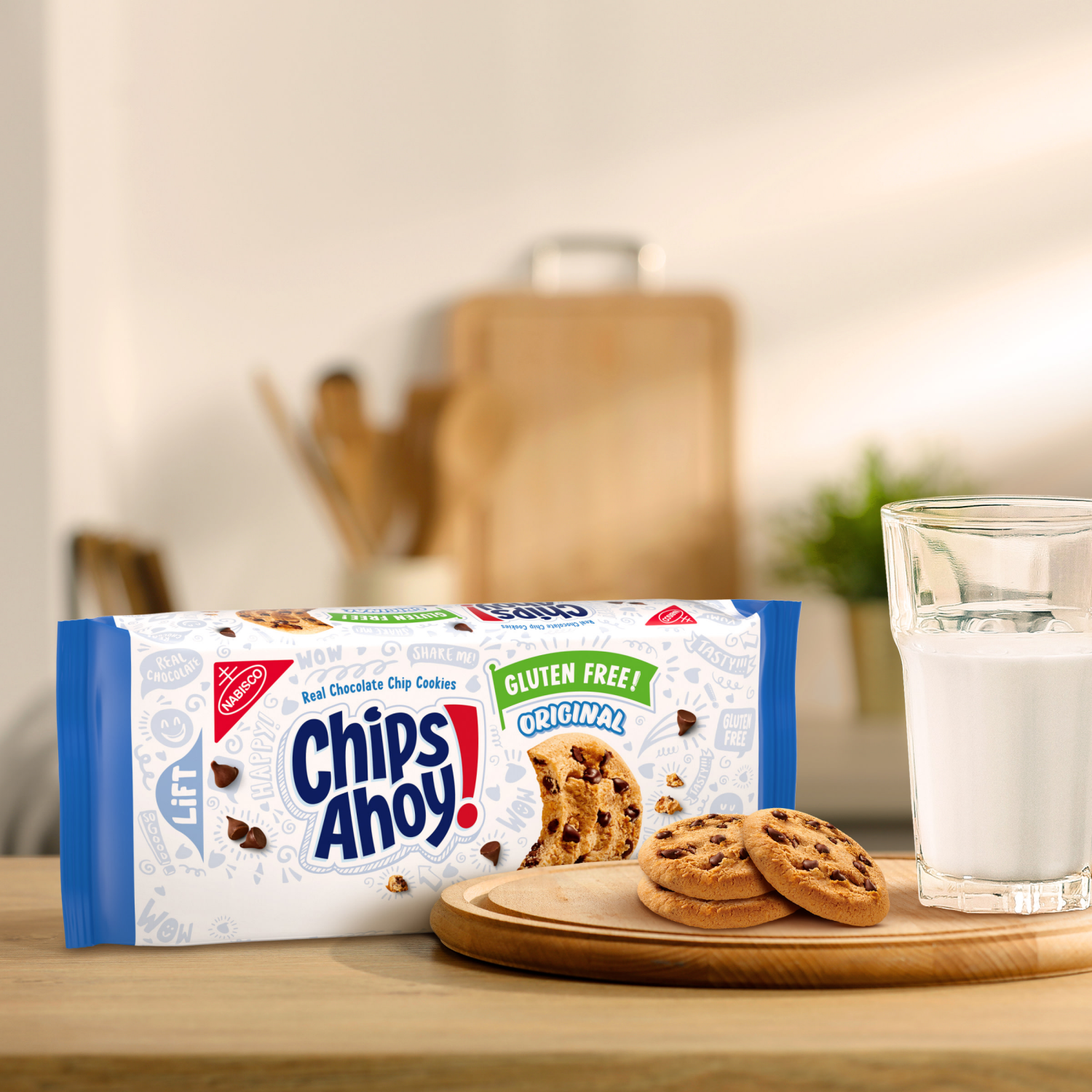 slide 7 of 8, CHIPS AHOY! Original Crunchy Gluten Free Chocolate Chip Cookies, 9.31 oz, 9.31 oz