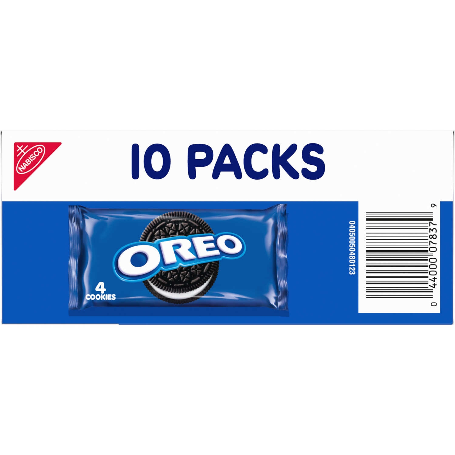 slide 5 of 5, OREO Chocolate Sandwich Cookies, 10 Snack Packs (4 Cookies Per Pack), 10 ct