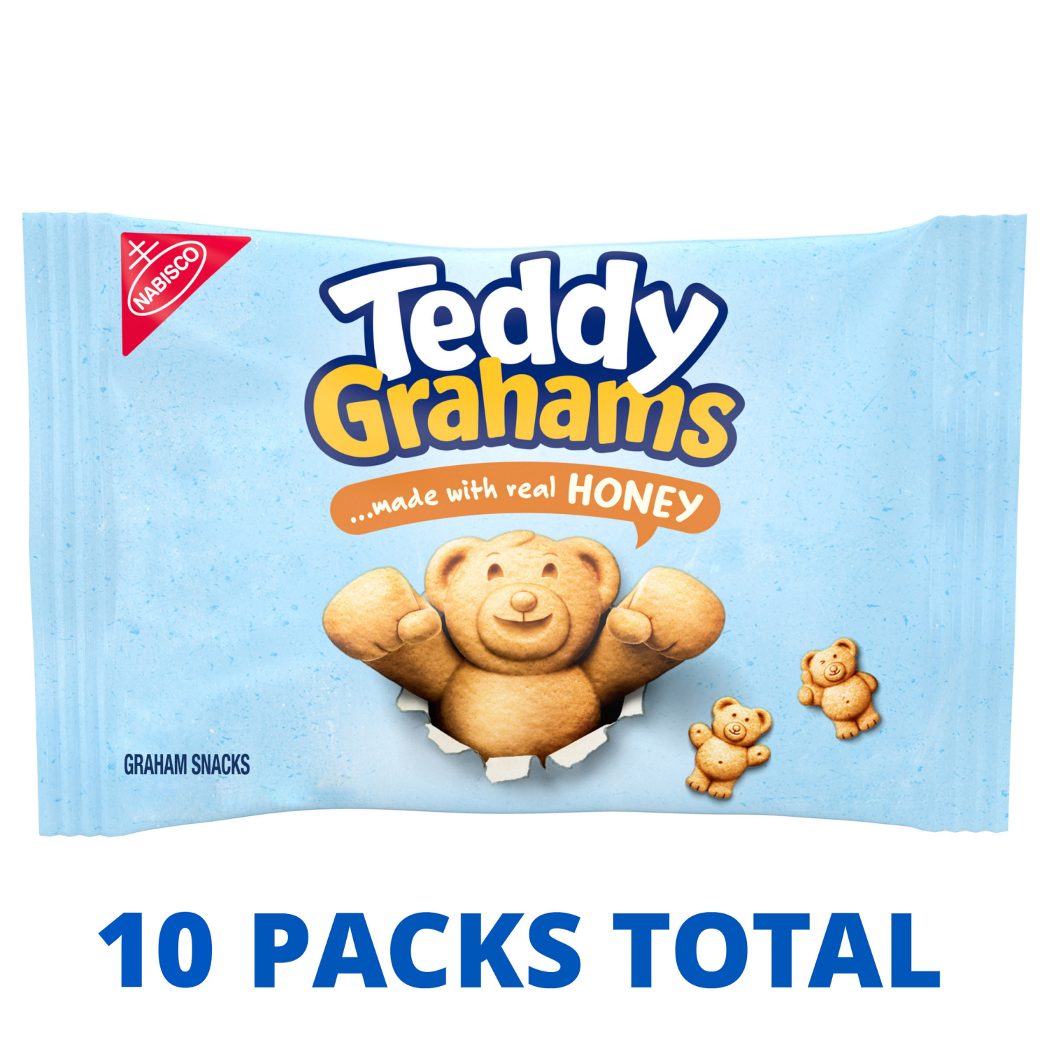 slide 4 of 8, Teddy Grahams Single Serve, 10 oz