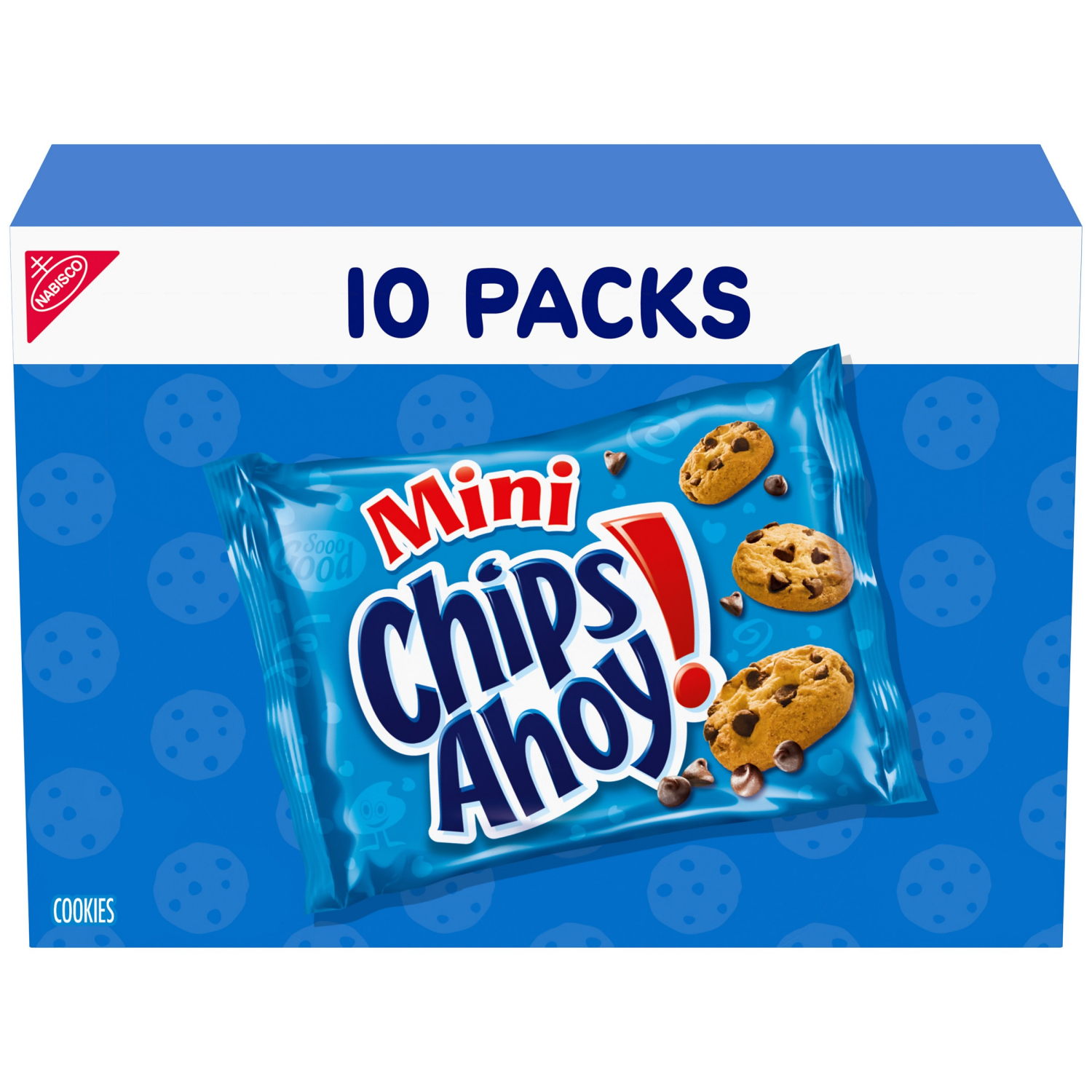 slide 1 of 8, Chips Ahoy! Mini Original Chocolare Chip Cookies Multipack 1 oz Bags, 10 ct