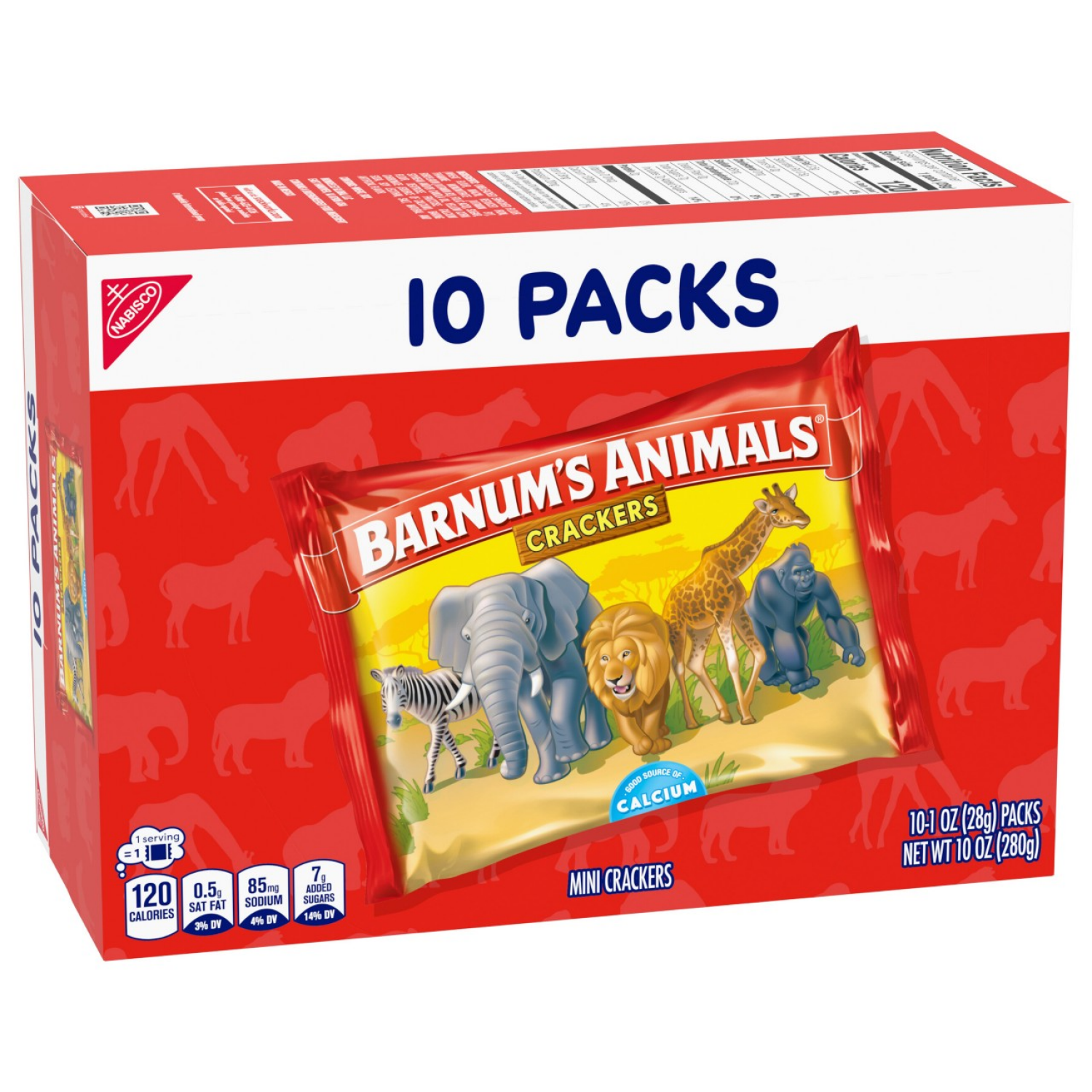 slide 2 of 5, Nabisco Barnums Animal Crackers, 10 ct; 10 oz