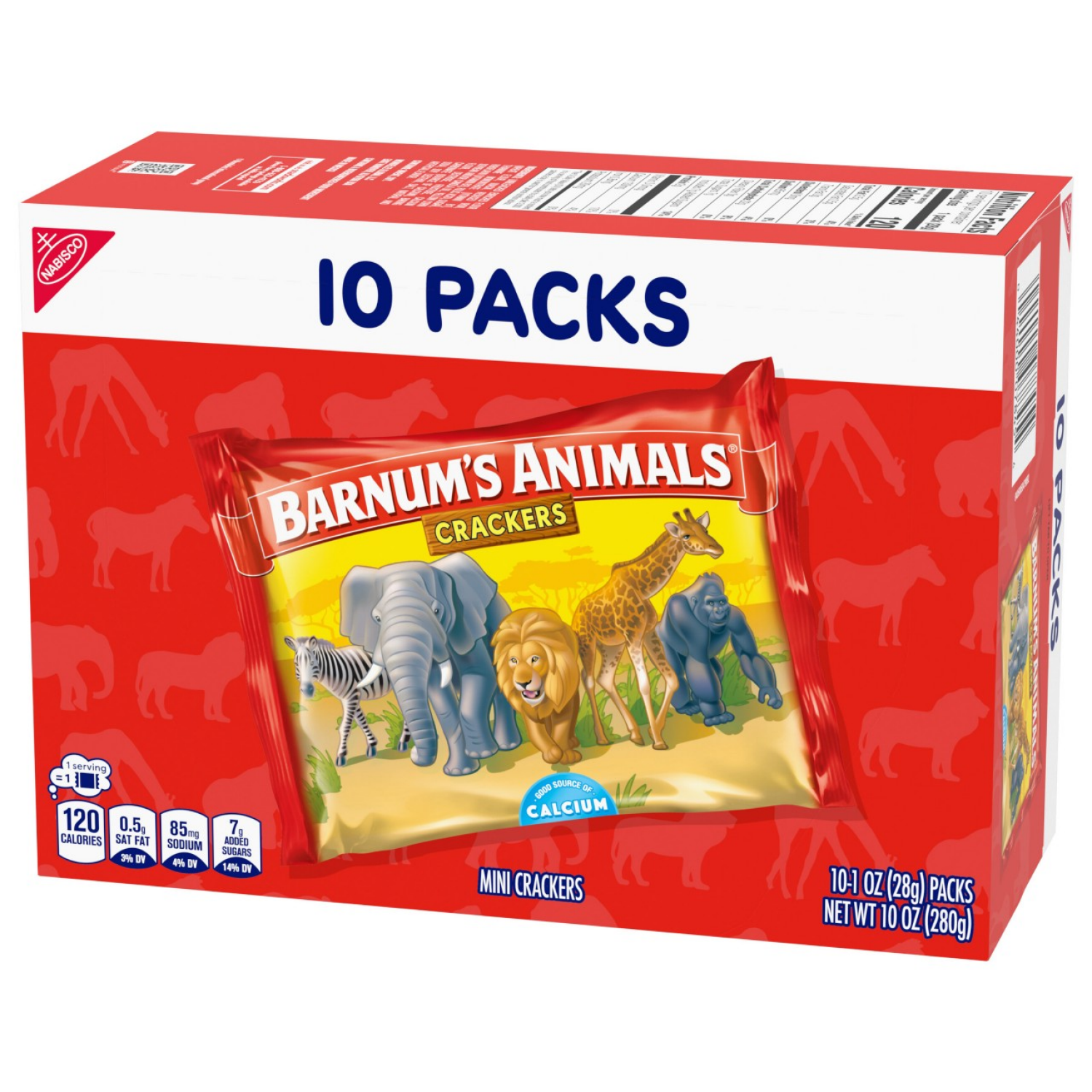 slide 3 of 5, Nabisco Barnums Animal Crackers, 10 ct; 10 oz