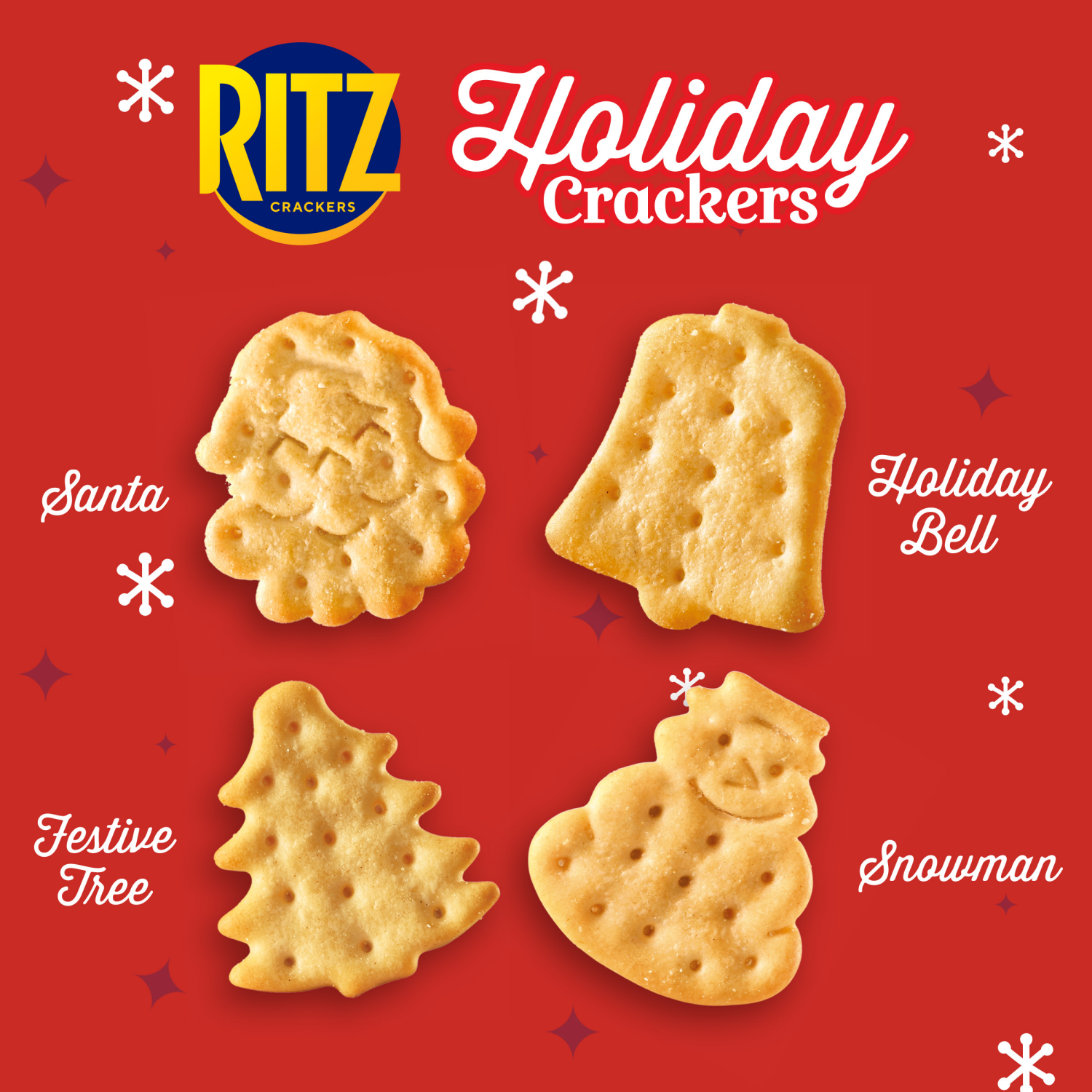 slide 6 of 8, RITZ Holiday Crackers, Snacks for Kids and Adults, Party Snacks, Limited Edition, 12.3 oz, 12.03 oz