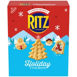 RITZ Holiday Crackers, Snacks for Kids and Adults, Party Snacks, Limited Edition, 12.3 oz