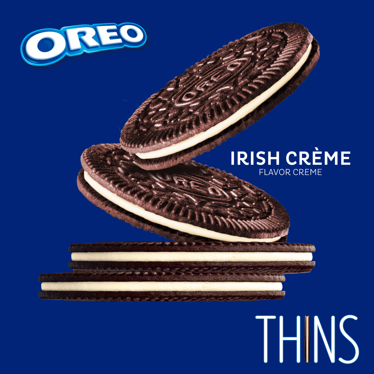 slide 5 of 7, Oreo Irish Creme Family Size Cookies, 11.78 oz