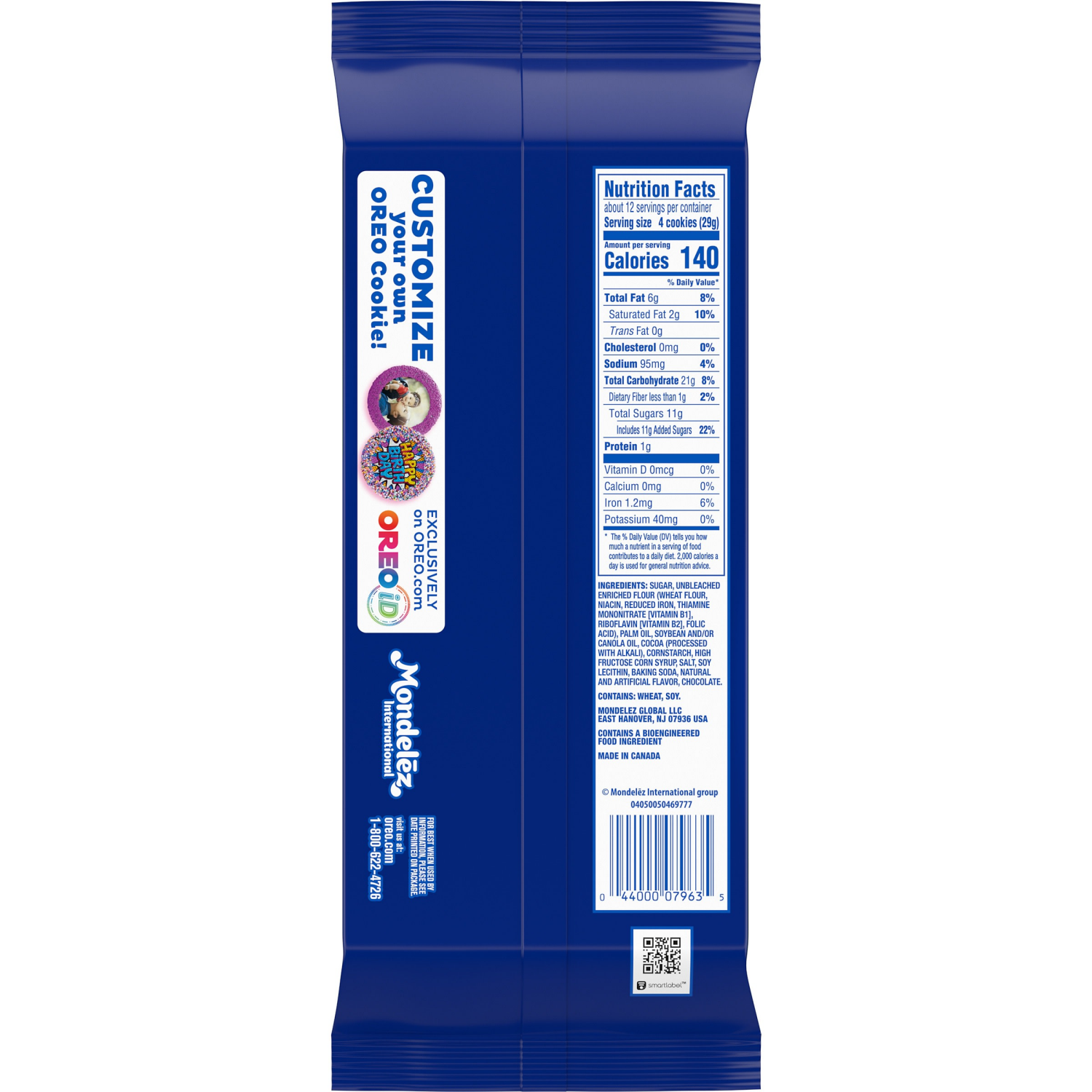 slide 7 of 7, Oreo Irish Creme Family Size Cookies, 11.78 oz