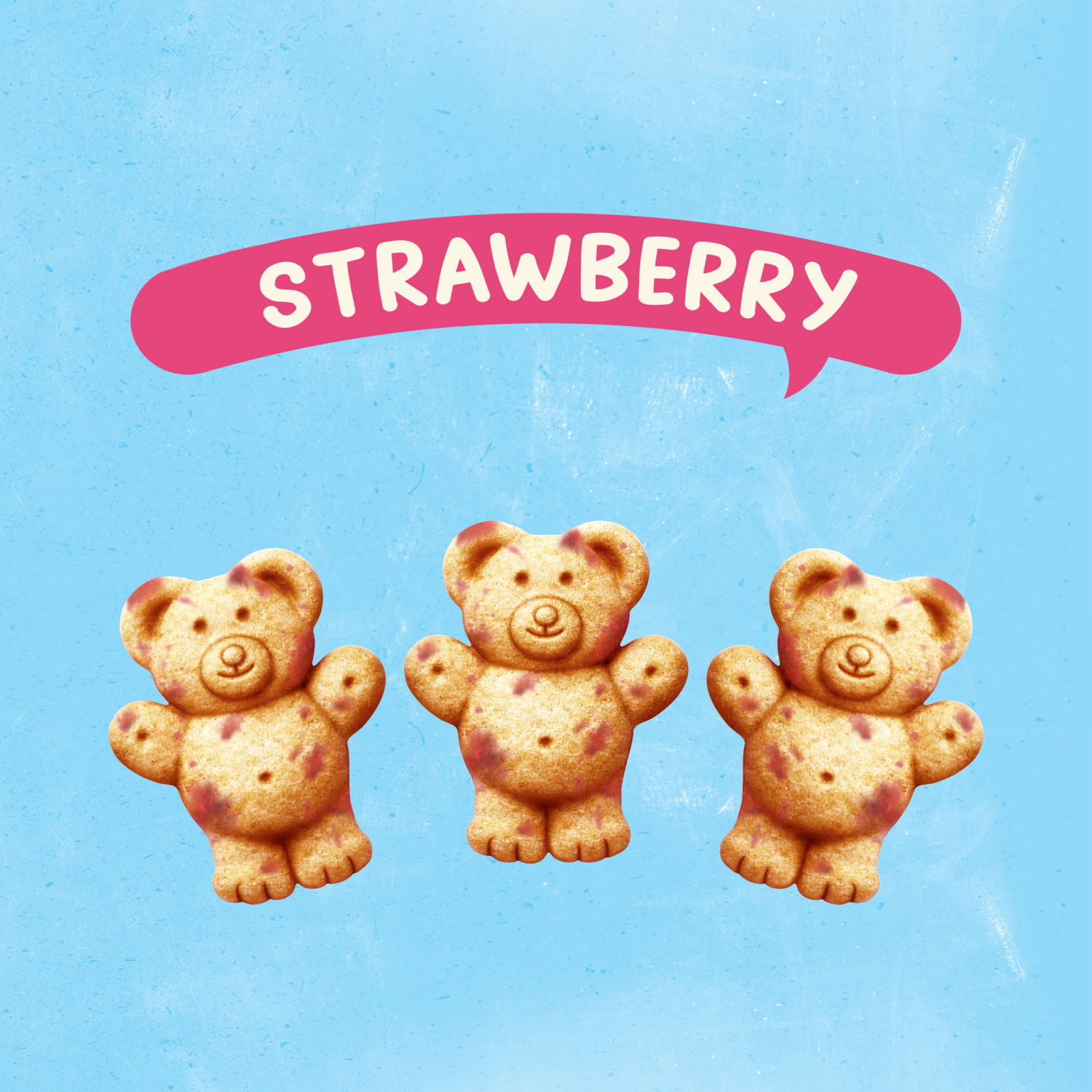 slide 4 of 5, TEDDY GRAHAMS Strawberry Flavor Graham Snacks, Kids Snacks, 10 oz, 10 oz