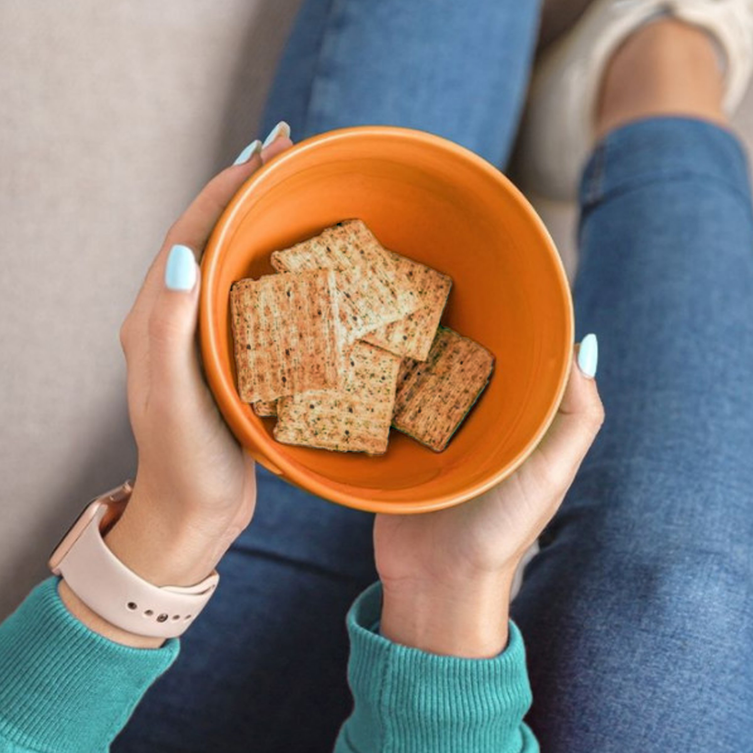 slide 7 of 8, Triscuit Everything Whole Grain Wheat Crackers, 8.5 oz, 8.5 oz
