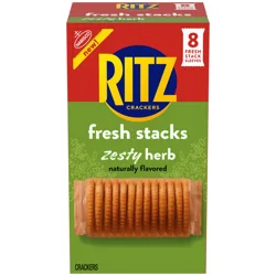 Nabsicoisco Ritz Crackers Zesty Herb Fresh Stacks 8 Pk