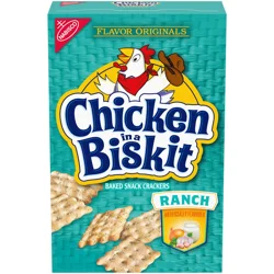 Nabsicoisco Chicken In A Biskit Original Baked Snack Crackers Ranch Flavor