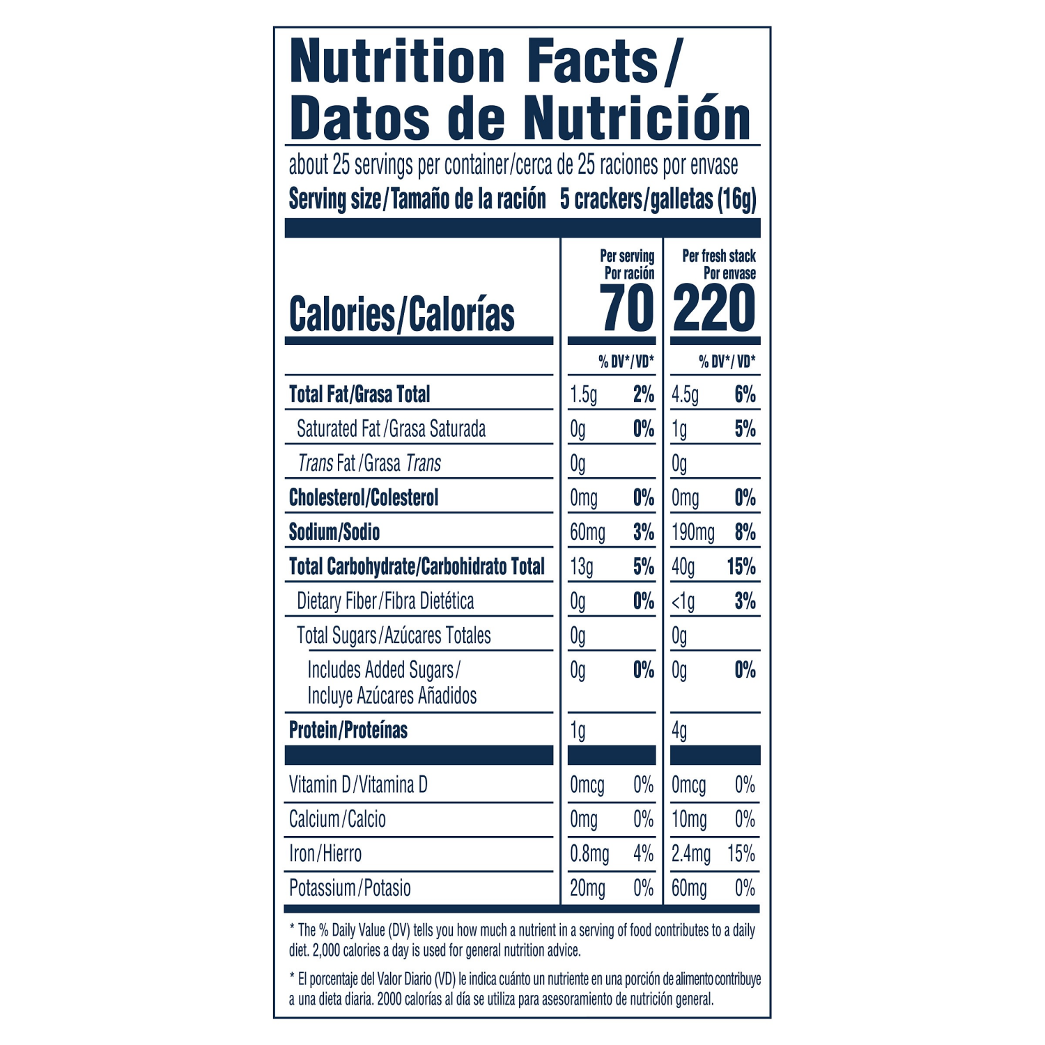 slide 5 of 8, Premium Fresh Stacks Unsalted Tops Saltine Crackers, Travel Snacks, 14.2 oz (8 Multi Snack Packs), 8 ct