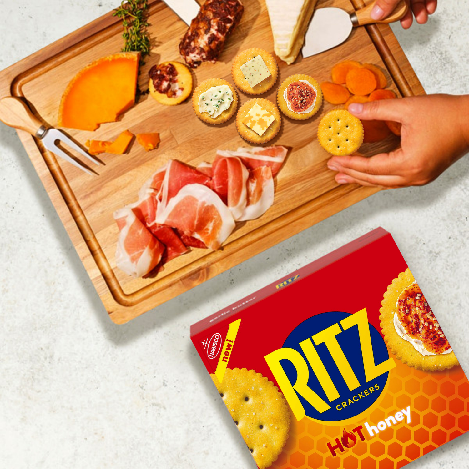 slide 8 of 8, Nabsicoisco Ritz Crackers Hot Honey - 13.7 oz, 13.7 oz