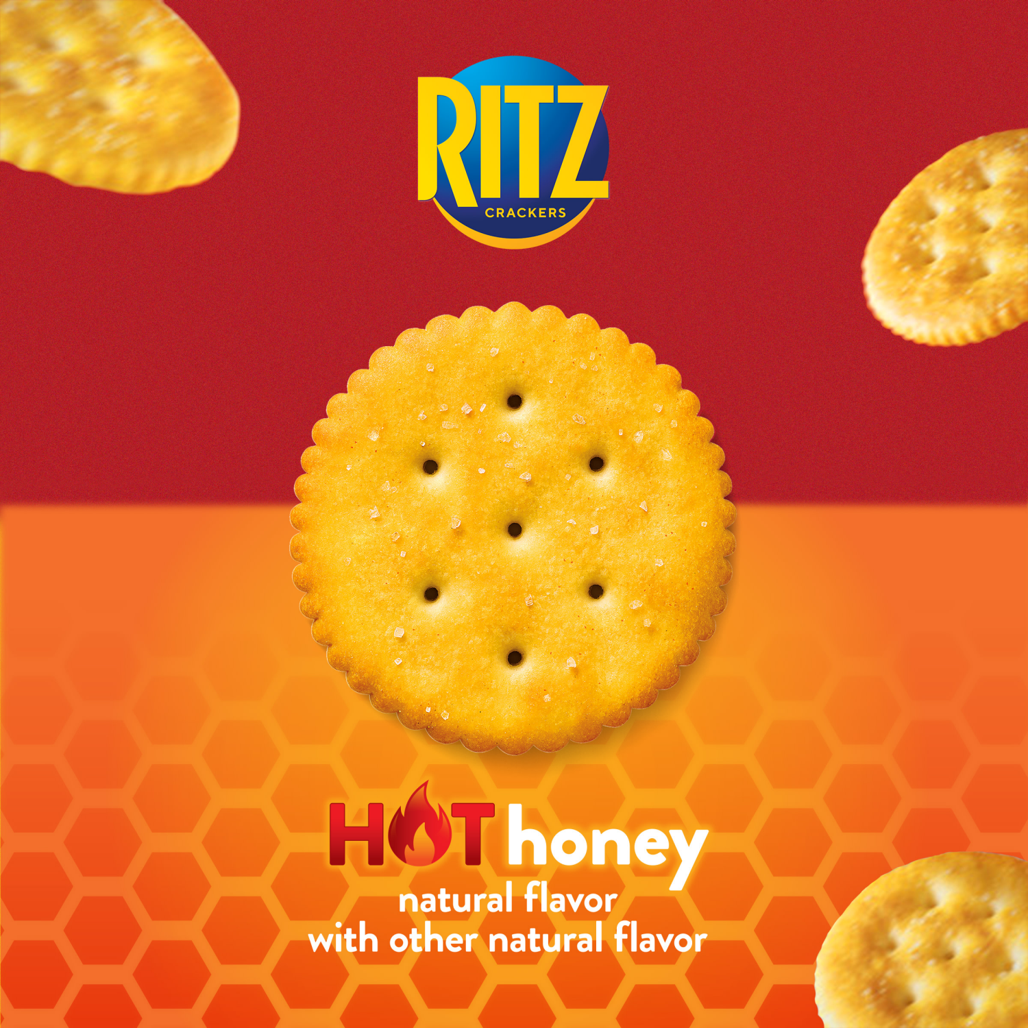 slide 2 of 8, Nabsicoisco Ritz Crackers Hot Honey - 13.7 oz, 13.7 oz
