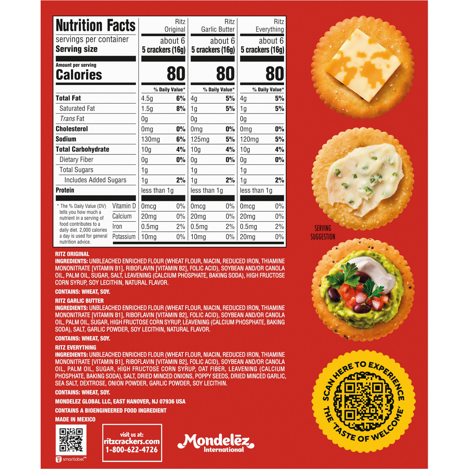 slide 7 of 8, Nab Ritz Entertaining Pack, 10 oz