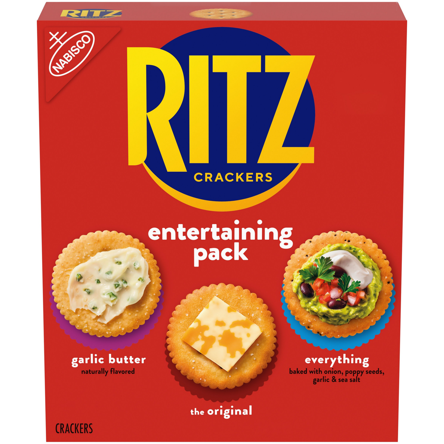 slide 1 of 8, Nab Ritz Entertaining Pack, 10 oz