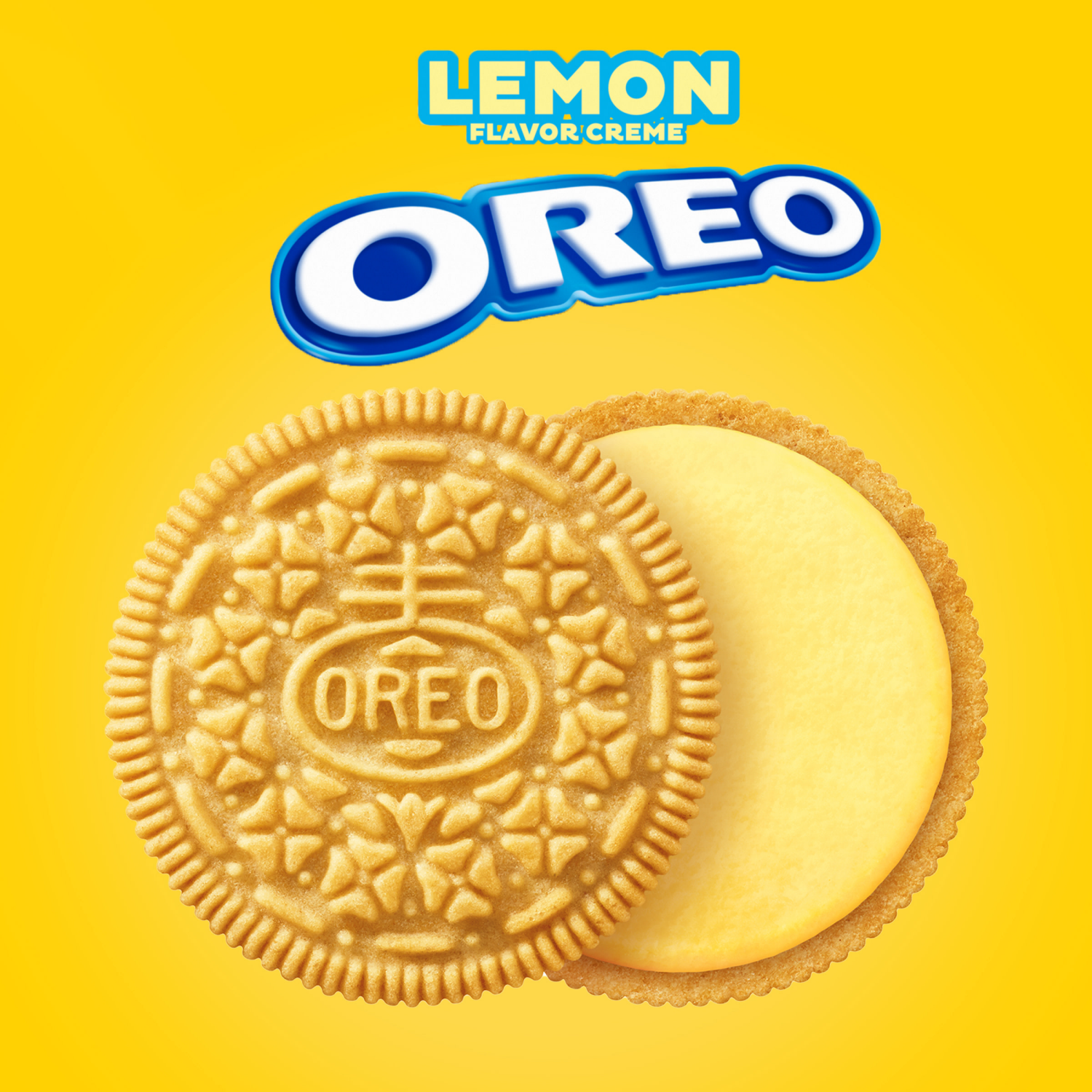 slide 4 of 5, Oreo Lemon Sandwich Cookies - 14.3 oz, 14.3 oz