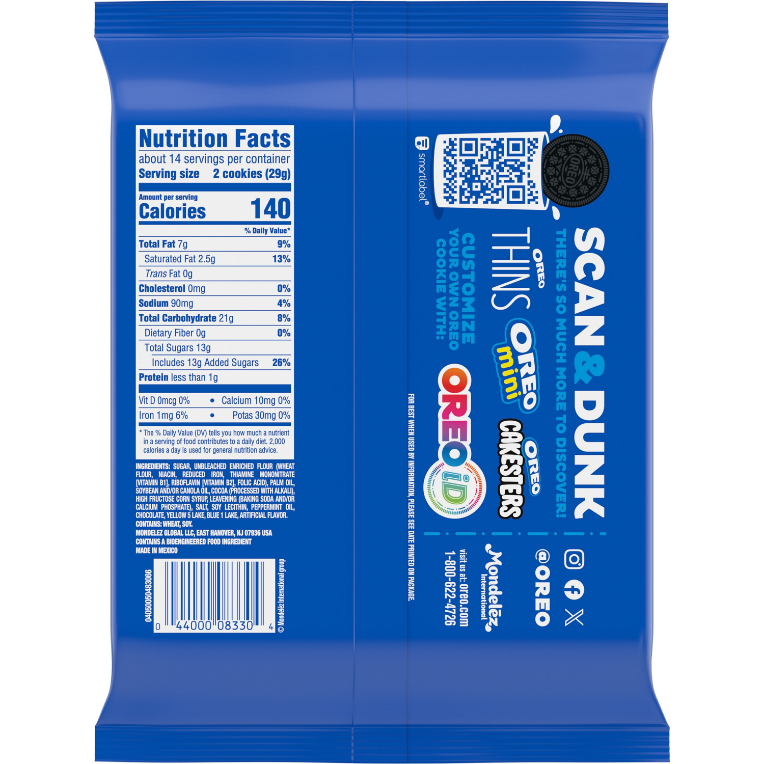 slide 5 of 5, Oreo Mint Sandwich Cookies, 14.3 oz