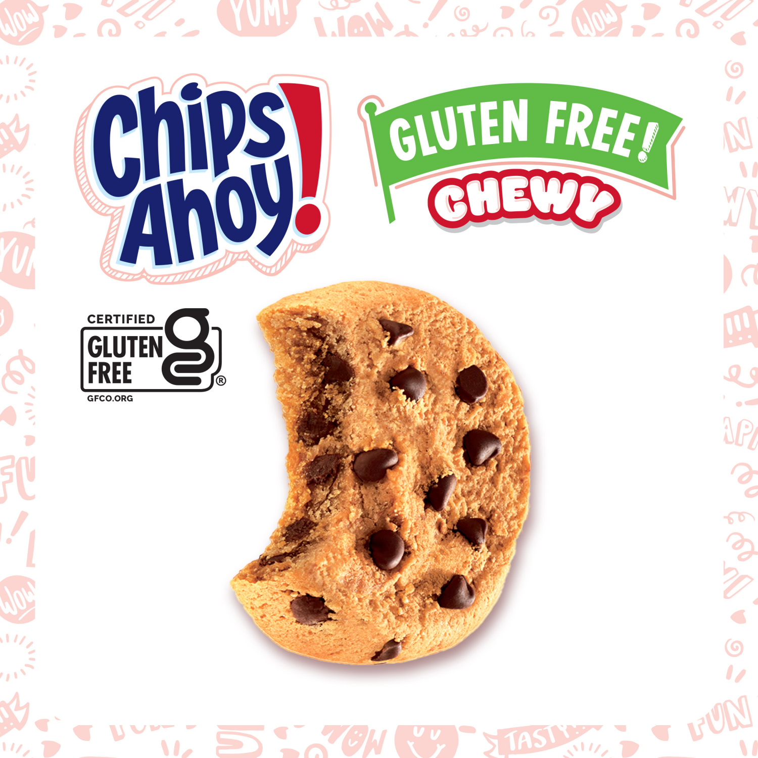 slide 6 of 8, Chips Ahoy! Chewy Gluten Free Fudgy Chocolate Chip Cookies, 9.75 Oz, 9.75 oz