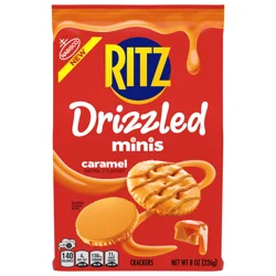 Ritz Crackers Drizzled Minis Caramel 8 Oz