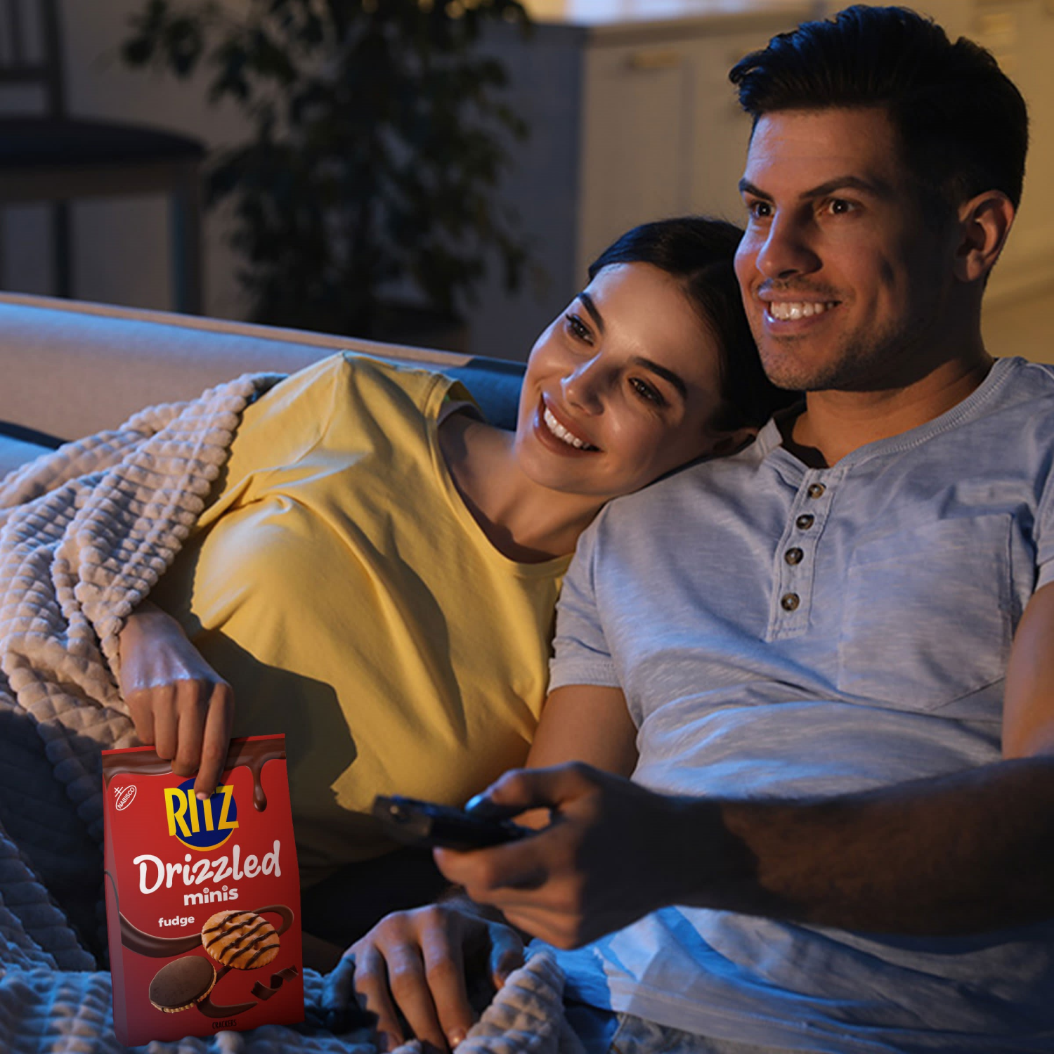 slide 3 of 7, Ritz Crackers Drizzled Minis Fudge 8 Oz, 8 oz