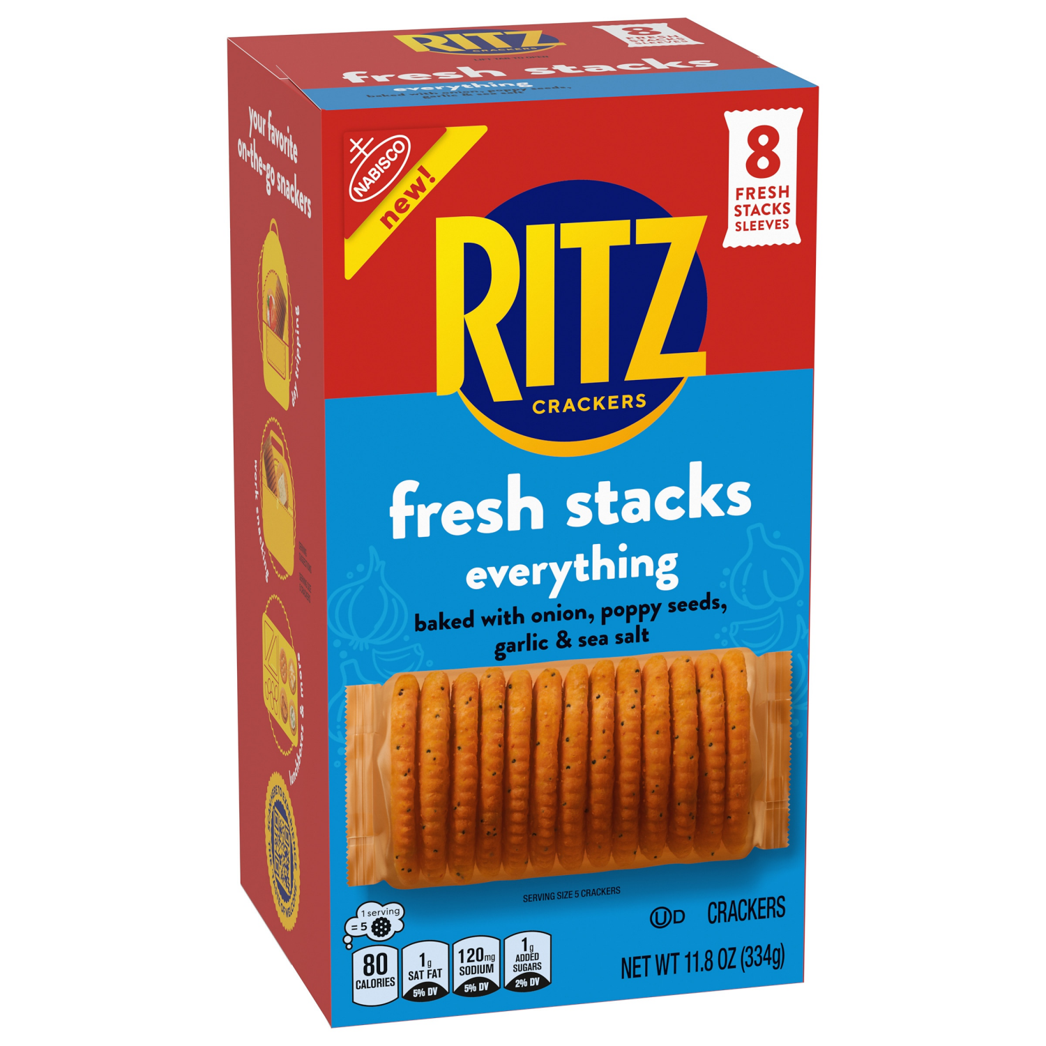 slide 6 of 8, Nabisco Fresh Stacks Crackers, 11.8 oz