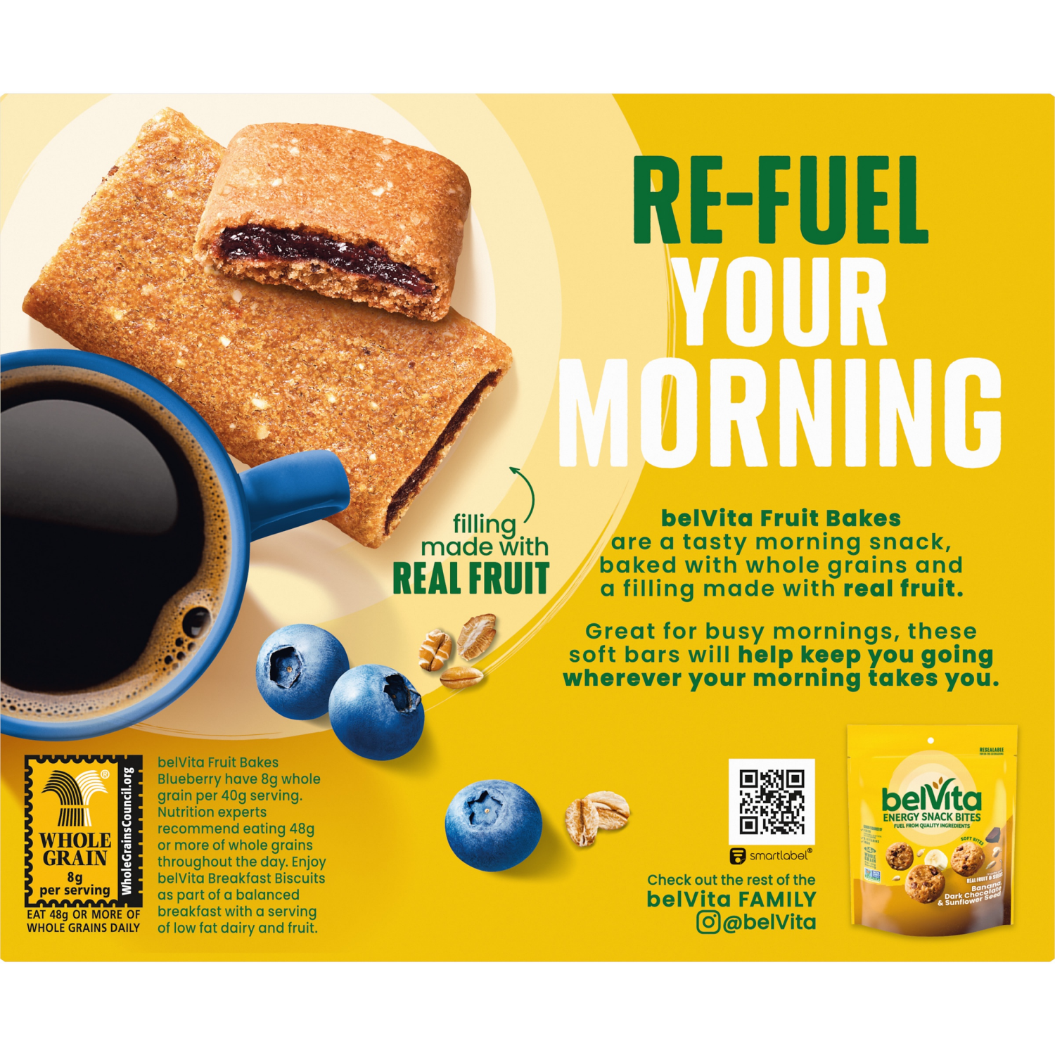 slide 2 of 5, Belvita Fruit Bakes Blueberry 7.05 Oz, 7.05 oz