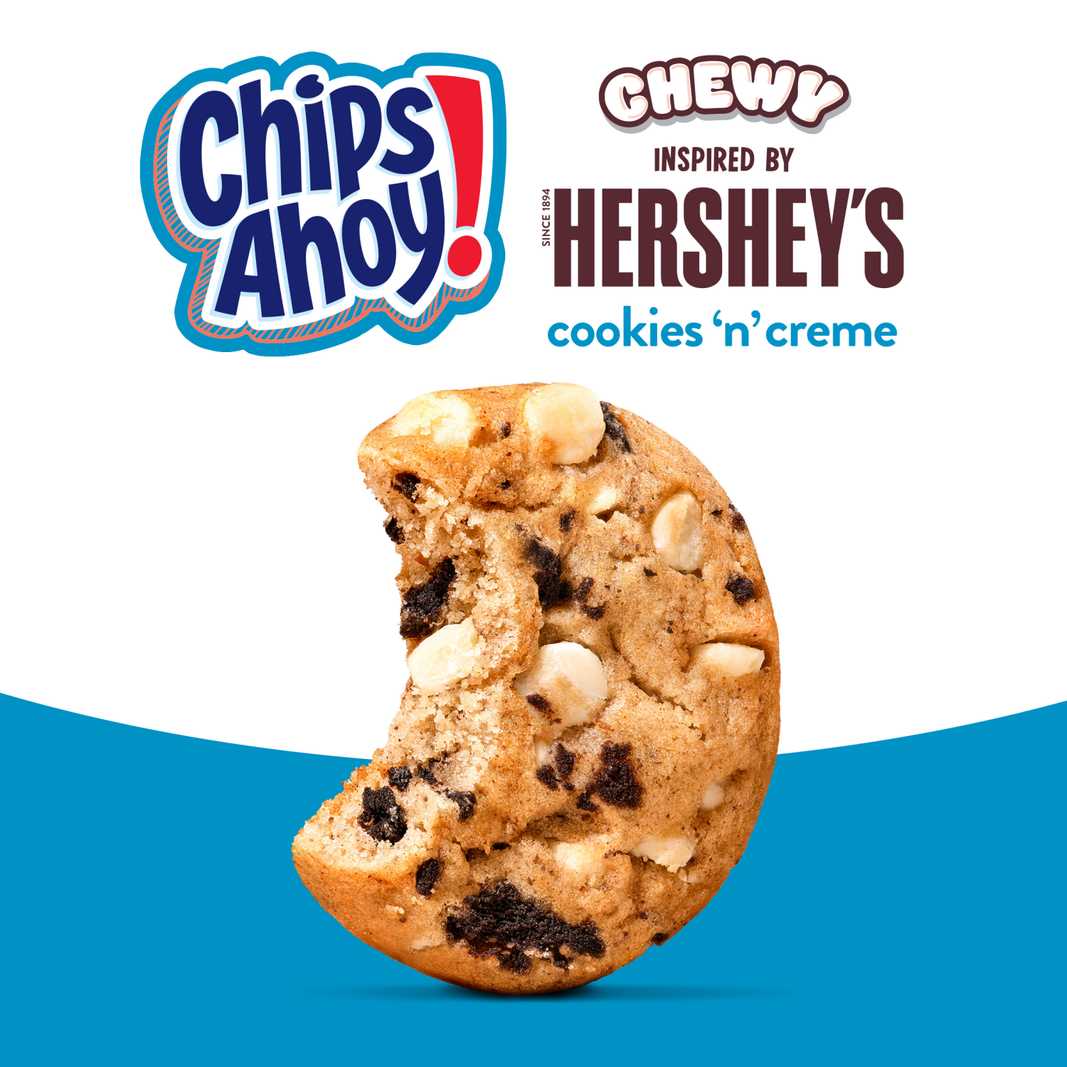 slide 6 of 8, Chips Ahoy! Cookies Hershey Cookie & Creme 9.6 Oz, 9.6 oz