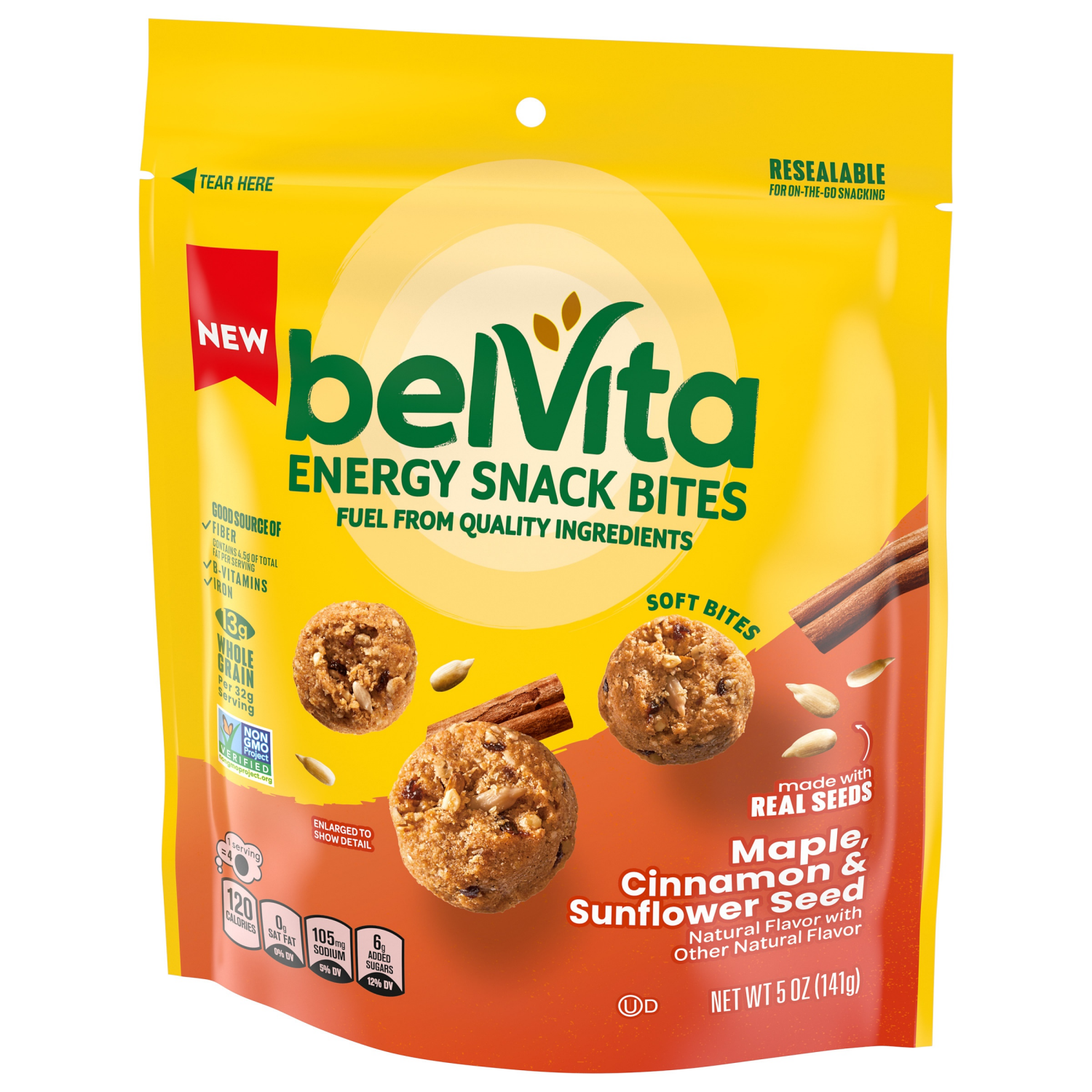slide 4 of 4, Belvita Energy Snack Maple Cinnamon 5 Oz, 5 oz