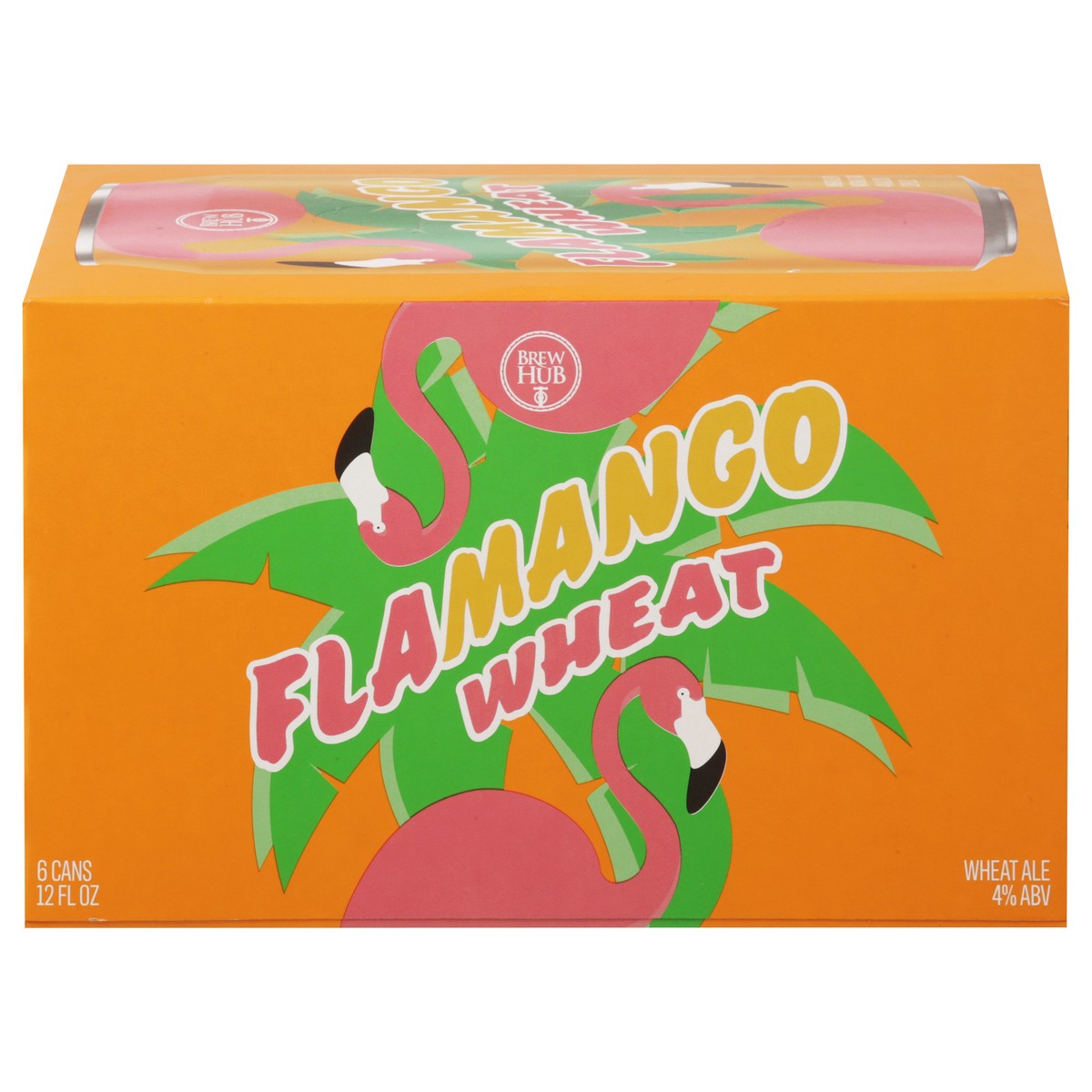 slide 3 of 4, Brew Hub Wheat Ale Flamango Wheat Beer 6 - 12 fl oz Cans, 6 ct