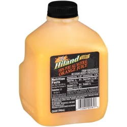 Hiland Dairy Orange Juice Jug - 1 qt