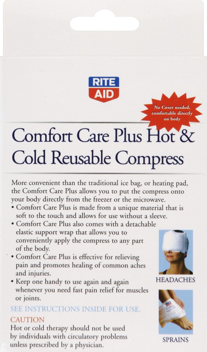 slide 5 of 5, Rite Aid Ra Comp Hot-Cold Compress, 1 ct
