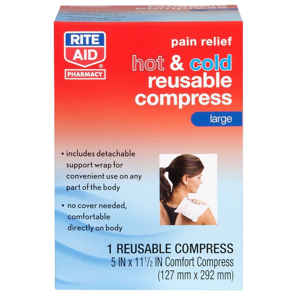 slide 1 of 5, Rite Aid Ra Comp Hot-Cold Compress, 1 ct