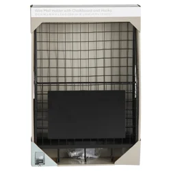 Mcs Wire Mail Holder Black 10.5X16