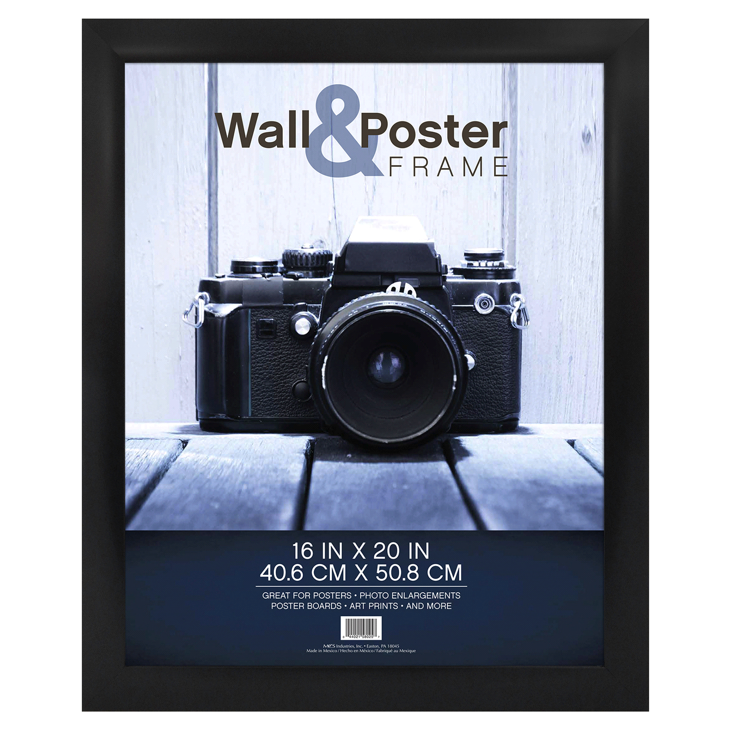 slide 1 of 1, Mcs Gallery Poster Frame - Black - 16" X 20", 16 x 20