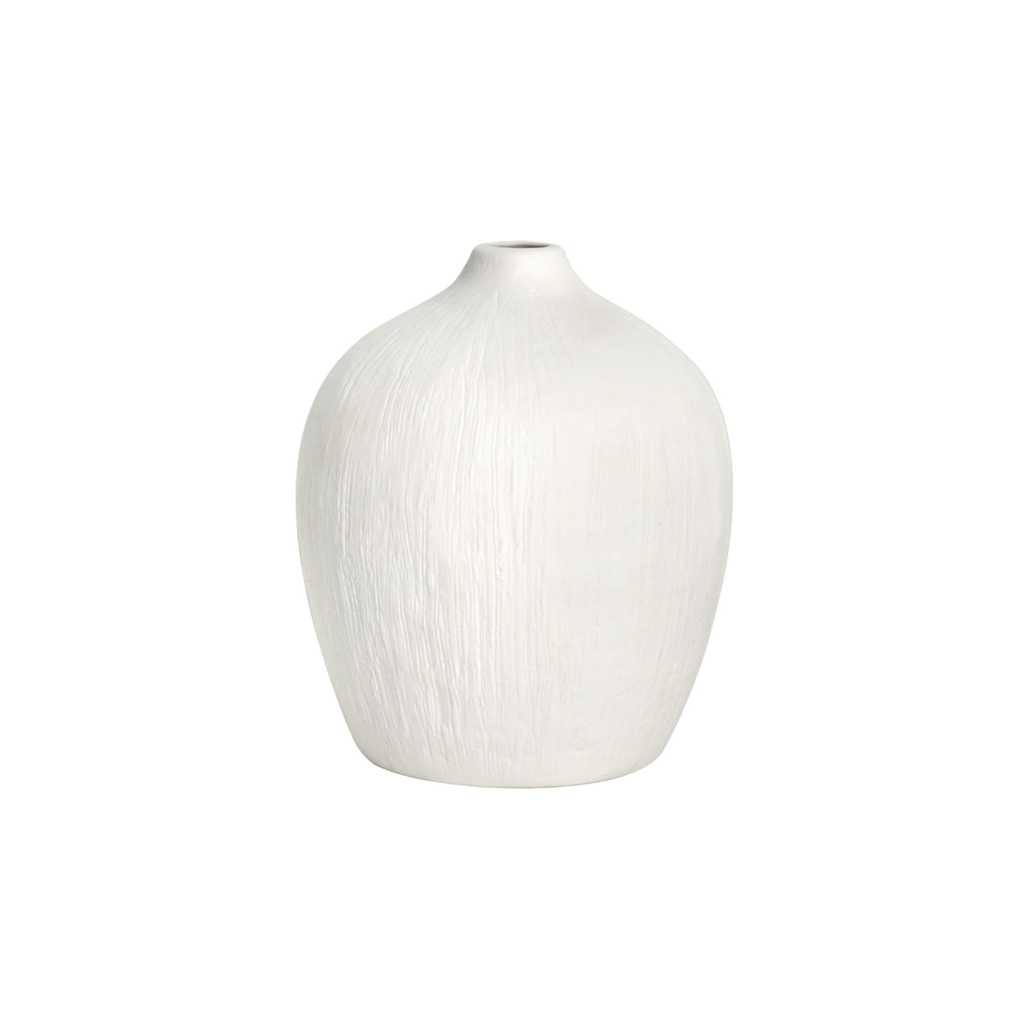 slide 1 of 1, MCS Matte White Ceramic Vase, 5.39", 1 ct