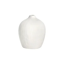 MCS Matte White Ceramic Vase, 5.39"