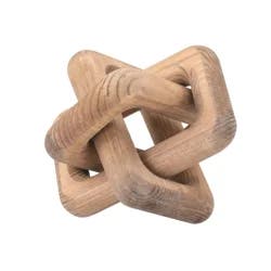 MCS Chain Links Decor, Dark Wood