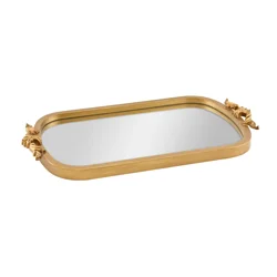 MCS Ornate Mirror Tray, 15.5"