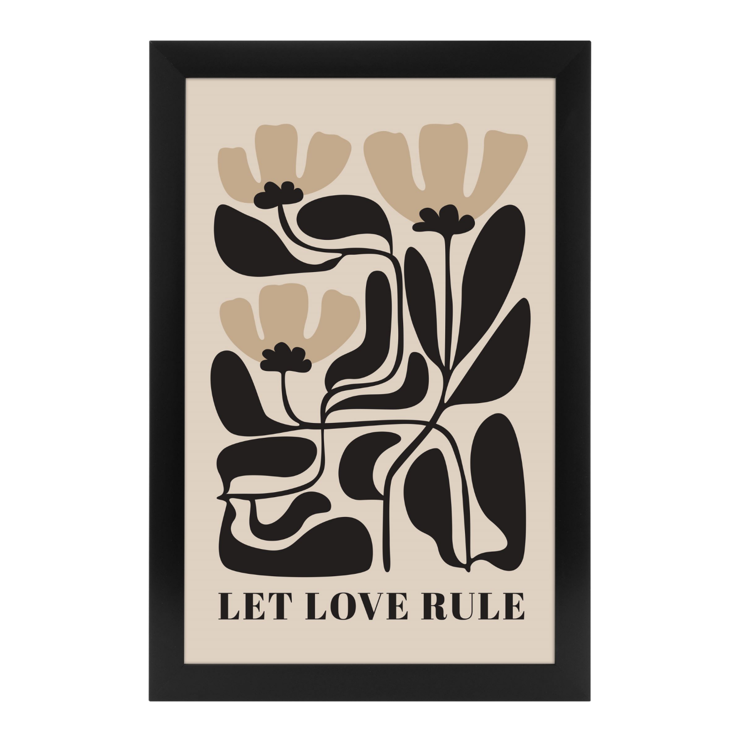 slide 1 of 1, MCS Poster Frame Gallery Black 16 In x 24 In, 16 in