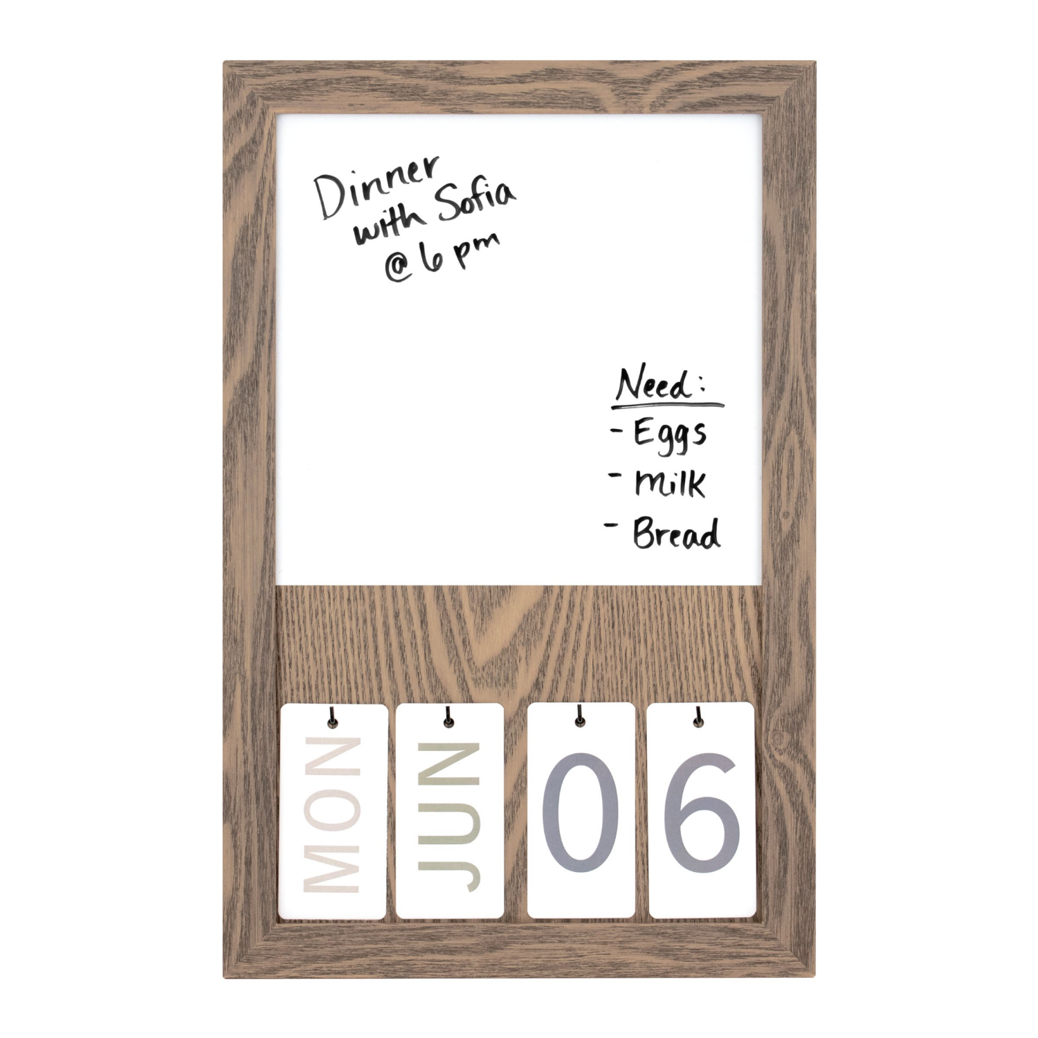 slide 1 of 1, MCS Dry Erase and Flip Calendar Board 11 in x 17 in, 1 ct