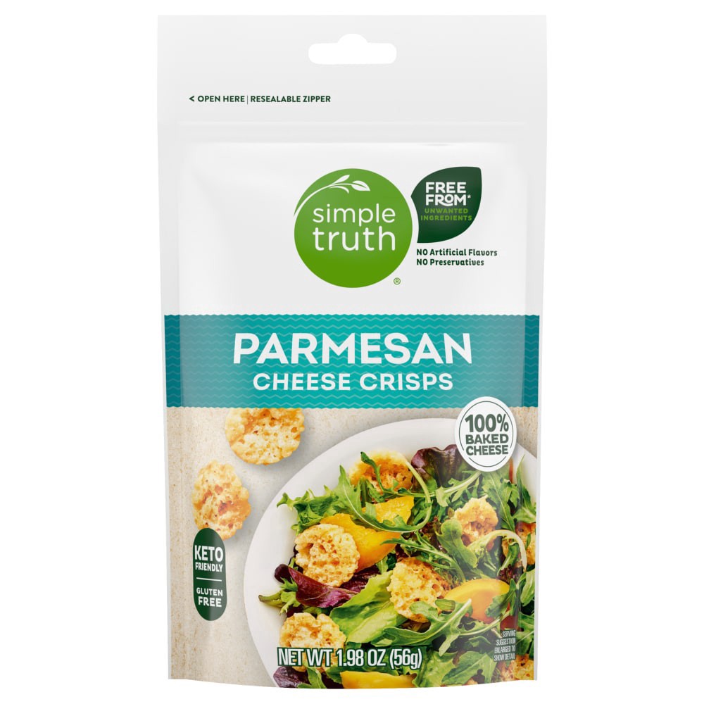 slide 4 of 4, Simple Truth Parmesan Cheese Crisps, 1.98 oz