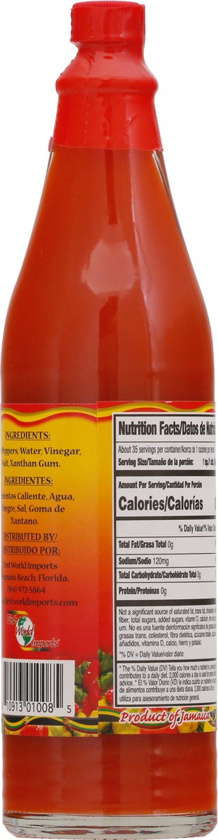 slide 9 of 9, Caribbean Sunshine Hot Pepper Sauce 6 oz Bottle, 6 oz